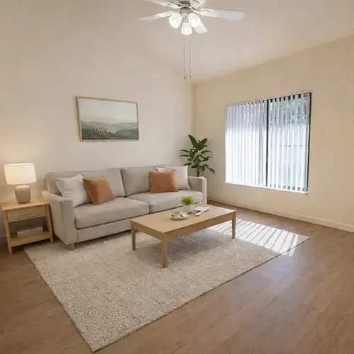furnished living space